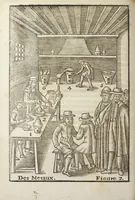 Picture 41 of 45 from Le vray et methodique cours de la physique resolutive, vulgairements dite chymie representé par figures generales & particulieres pour connoistre la theotechnie ergocosmique, c'est a dire, l'art de Dieu en l'ouvrage de l'univers. Seconde édition, avec l'indice des matieres de ce volume, & quelques additions. Par Annibal Barlet (1657), leaf 560