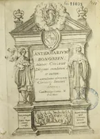 An illustration from Antidotarium Bononien: medic. collegiI diligenter emendatum, et auctum. Et amplissimo ejusdem civitatis Senatui dicatum. Cum privilegio Pauli .V. Pont. Max: (1615)