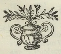 An illustration from Antidotarium Bononien: medic. collegiI diligenter emendatum, et auctum. Et amplissimo ejusdem civitatis Senatui dicatum. Cum privilegio Pauli .V. Pont. Max: (1615)