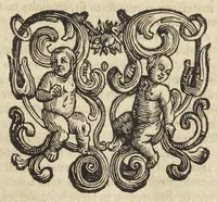 An illustration from Pharmacopoeia Augustana Restituta, sive Examen Animadversionum in Dispensatorium Augustanum, ejusdemque Mantissam hermeticam Joannis Zvelferi, Palatini adornatum à Luca Schröckio, Luc. Fil. Medic. Doct. & in Patria Physico.[Suivi de : ] (1673)