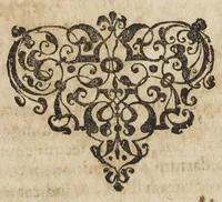An illustration from Myrothecium spagyricum; sive Pharmacopoea chymica, occultis naturae arcanis, ex hermeticorum medicorum scriniis depromtis abunde illustrata. Item : Insignes curationes variorum morborum, qui medicamentis chymicis, jucundissimâ methodo curati fuêre. Cum Chirurgia spagyrica, in qua de morbis cutaneis omnibus, spagyricè & methodicè agitur, & curatio eorum cita, tuta, & jucunda tractatur. Auctore Petro Joanne Fabro, Castrinovidarensi, doctore medico, ac Philosopho Monspeliensi. (1632)