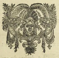 An illustration from Les XIV. livres des Paragraphes de Ph. Théoph. Paracelse Bombast, Allemand; tres grand & tres-excellent Philosophe, & tres-celebre Docteur en la Medecine, prince des medecins hermetiques & spagiriques. Où sont contenus en Epitome ses secrets admirables, tant physiques que chirurgiques, pour la curation tres-certaine & methodique des maladies estimées incurables; A sçavoir la lèpre, l'épilepsie, hydropisie, paralisie, phtisie, asthme, dissenterie, gonorrhées, accidents de matrice, fièvres, & autres. Plus un abrégé des préparations chimiques de tous simples, végétaux, animaux & métalliques; trouvé escript de la main de Paracelse, avec le moyen asseuré de les administrer en toutes maladies. Un autre discours excellent de l'alchimie, du mesme autheur, contre les erreurs & abus de la mMedecine humorale & Galenique, contenant des choses tres-rares & utilles. Traduicts du latin en françois, avec explications et annotations tres-amples. Par C. de Sarcilly, Escuyer, sieur de Montgautier, Cauville, Culey, Canon, &c. tres-expert en la doctrine Paracelsique. Oeuvres non encor veus, & tres-necessaires à tous Medecins, Chirurgiens, Apothiquaires, & à tous gens curieux de leur santé. (1631)