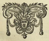 An illustration from Les XIV. livres des Paragraphes de Ph. Théoph. Paracelse Bombast, Allemand; tres grand & tres-excellent Philosophe, & tres-celebre Docteur en la Medecine, prince des medecins hermetiques & spagiriques. Où sont contenus en Epitome ses secrets admirables, tant physiques que chirurgiques, pour la curation tres-certaine & methodique des maladies estimées incurables; A sçavoir la lèpre, l'épilepsie, hydropisie, paralisie, phtisie, asthme, dissenterie, gonorrhées, accidents de matrice, fièvres, & autres. Plus un abrégé des préparations chimiques de tous simples, végétaux, animaux & métalliques; trouvé escript de la main de Paracelse, avec le moyen asseuré de les administrer en toutes maladies. Un autre discours excellent de l'alchimie, du mesme autheur, contre les erreurs & abus de la mMedecine humorale & Galenique, contenant des choses tres-rares & utilles. Traduicts du latin en françois, avec explications et annotations tres-amples. Par C. de Sarcilly, Escuyer, sieur de Montgautier, Cauville, Culey, Canon, &c. tres-expert en la doctrine Paracelsique. Oeuvres non encor veus, & tres-necessaires à tous Medecins, Chirurgiens, Apothiquaires, & à tous gens curieux de leur santé. (1631)