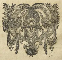 An illustration from Les XIV. livres des Paragraphes de Ph. Théoph. Paracelse Bombast, Allemand; tres grand & tres-excellent Philosophe, & tres-celebre Docteur en la Medecine, prince des medecins hermetiques & spagiriques. Où sont contenus en Epitome ses secrets admirables, tant physiques que chirurgiques, pour la curation tres-certaine & methodique des maladies estimées incurables; A sçavoir la lèpre, l'épilepsie, hydropisie, paralisie, phtisie, asthme, dissenterie, gonorrhées, accidents de matrice, fièvres, & autres. Plus un abrégé des préparations chimiques de tous simples, végétaux, animaux & métalliques; trouvé escript de la main de Paracelse, avec le moyen asseuré de les administrer en toutes maladies. Un autre discours excellent de l'alchimie, du mesme autheur, contre les erreurs & abus de la mMedecine humorale & Galenique, contenant des choses tres-rares & utilles. Traduicts du latin en françois, avec explications et annotations tres-amples. Par C. de Sarcilly, Escuyer, sieur de Montgautier, Cauville, Culey, Canon, &c. tres-expert en la doctrine Paracelsique. Oeuvres non encor veus, & tres-necessaires à tous Medecins, Chirurgiens, Apothiquaires, & à tous gens curieux de leur santé. (1631)
