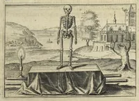 Picture 6 of 19 from Tripus aureus, hoc est, Tres tractatus chymici selectissimi, nempe I. Basilii Valentini, ordinis monachi, Germani, Practica una cum 12. clavibus & appendice, ex Germanico ; II. Thomæ Nortoni, angli philosophi Crede mihi seu ordinale ante annos 140. ab authore scriptum, nunc ex Anglicano manuscripto in Latinum translatum, phrasi cujusque authoris ut & sententia retenta ; nunc ex Anglicano manuscripto in Latinum translatum, phrasi cujusque authoris ut & sententia retenta; III. Cremeri cujusdam abbatis Westmonasterienses Angli Testamentum, hactenus nondum publicatum, nunc in diversarum nationum gratiam editi, & figuris cupro assabre incisis ornati operâ & studio Michaelis Maieri Phil. & Med. D. Com. P. &c (1618), leaf 39