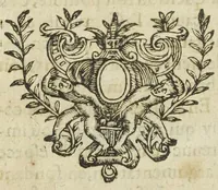 An illustration from Le fondement de l'artifice universel, de l'illuminé docteur Raymond Lulle. Sur lequel on peut appuyer le moyen de parvenir à l'Encyclopedie ou universalité des sciences, par un ordre methodique, beaucoup plus prompt & vrayement plus facile qu'aucun autre, qui soit communement receu. Le tout fidellement traduit au pied de la lettre, de latin en françois, suivant l'intention de l'autheur, & mis en lumiere, par R. L. sieur de Vassi, conseiller du Roy és baillage & prevosté d'Avallon en Bourgongne. (1632)