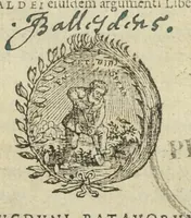 Picture 2 of 6 from Valerii Cordi Dispensatorium, sive pharmacorum conficiendorum ratio; cum Petri Coudenbergii, & Matthiæ Lobelii scholiis emendationibus, & auctariis. Accessit hac editione, præter Guilielmi Rondeletii de Theriaca tractatum, emendatiorem; & formulas selectiorum pharmacorum, quorum post Val. Cordum usus passim receptus est, auctiores ; alius Fr. Dissaldei ejusdem argumenti libellus. (1627), leaf 9