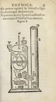 An illustration from Miracula chymica et mysteria medica. Libris quinque enucleata, quorum summam pagina versa exhibet. Studio et opera Philippi Mulleri Froburg. Brisgoi, philosoph. & med. D. (1651)