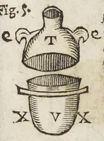An illustration from Miracula chymica et mysteria medica. Libris quinque enucleata, quorum summam pagina versa exhibet. Studio et opera Philippi Mulleri Froburg. Brisgoi, philosoph. & med. D. (1651)