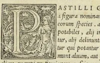 An illustration from Apparatus et delectus simplicium medicamentorum. De compositione medicamentorum secundum genera, ex Paulo Aegineta. De compositione medicamentorum secundum genera universalis methodus, ex Galeno. Omnia nunc primùm ædita, cùm medicis, tum pharmacopolis omnib. apprimè necessaria, auctore Conrado Gessnero Tigurino. (1542)