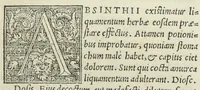 An illustration from Apparatus et delectus simplicium medicamentorum. De compositione medicamentorum secundum genera, ex Paulo Aegineta. De compositione medicamentorum secundum genera universalis methodus, ex Galeno. Omnia nunc primùm ædita, cùm medicis, tum pharmacopolis omnib. apprimè necessaria, auctore Conrado Gessnero Tigurino. (1542)