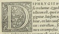 An illustration from Apparatus et delectus simplicium medicamentorum. De compositione medicamentorum secundum genera, ex Paulo Aegineta. De compositione medicamentorum secundum genera universalis methodus, ex Galeno. Omnia nunc primùm ædita, cùm medicis, tum pharmacopolis omnib. apprimè necessaria, auctore Conrado Gessnero Tigurino. (1542)
