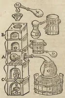 An illustration from Theatrum chemicum, præcipuos selectorum auctorum tractatus de chemiæ et lapidis philosophici antiquitate, veritate, jure, præstantia, & operationibus, continens : in gratiam veræ chemiæ, & medicinæ chemicæ studiosorum (ut qui uberrimam inde optimorum remediorum messem facere potuerunt) congestum, & in sex partes seu volumina digestum ; singulis voluminibus, suo auctorum et librorum catalogo primis pagellis : rerum verò & verborum indice postremis annexo. Volumen primum. (1659)