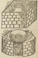 An illustration from Theatrum chemicum, præcipuos selectorum auctorum tractatus de chemiæ et lapidis philosophici antiquitate, veritate, jure, præstantia, & operationibus, continens : in gratiam veræ chemiæ, & medicinæ chemicæ studiosorum (ut qui uberrimam inde optimorum remediorum messem facere potuerunt) congestum, & in sex partes seu volumina digestum ; singulis voluminibus, suo auctorum et librorum catalogo primis pagellis : rerum verò & verborum indice postremis annexo. Volumen primum. (1659)