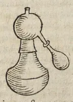 An illustration from Theatrum chemicum, præcipuos selectorum auctorum tractatus de chemiæ et lapidis philosophici antiquitate, veritate, jure, præstantia, & operationibus continens : in gratiam verae chemiae, et medicinæ chemicæ studiosorum (ut qui uberrimam inde optimorum remediorum messem facere potuerunt) congestum, & in tres partes seu volumina digestum ; singulis voluminibus, suo auctorum et librorum catalogo primis pagellis : rerum vero & verborum indice postremis annexo. Volumen tertium (1602)