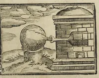 An illustration from Theatri chemici volumen sextum, theologies, medicis, et tam vulgaribus quam hermeticæ, chemiæ studiosis utilissimum, praecipuos selectorum auctorum huius seculi tractatus de chemia & lapidis philosophici antiquitate, veritate jure præstantia & operationibus continens, ex Germanica & Gallica lingua in latinam translatum per Johannem Jacobum Heilmannum bipontino-palatinum M.D. (1661)
