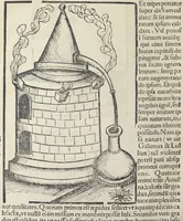 An illustration from Coelum philosophorum seu De secretis naturæ. Liber. Philippo Ulstadio patricio Nirenbergensi. Authore. (1525)