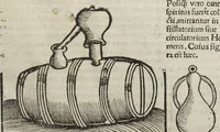 An illustration from Coelum philosophorum seu De secretis naturæ. Liber. Philippo Ulstadio patricio Nirenbergensi. Authore. (1525)
