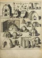 An illustration from Joannis Danielis Mylii, medicinæ candidati Operis medico-chymici pars altera. Qua continentur tres libri posteriores basilicæ chymicæ, ut & basilica philosophica, perfecta, in libros tres distributa, & figuris æneis illustrata. (1620)