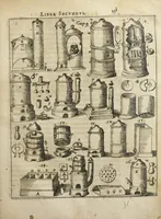 An illustration from Joannis Danielis Mylii, medicinæ candidati Operis medico-chymici pars altera. Qua continentur tres libri posteriores basilicæ chymicæ, ut & basilica philosophica, perfecta, in libros tres distributa, & figuris æneis illustrata. (1620)