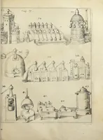 An illustration from Joannis Danielis Mylii, medicinæ candidati Operis medico-chymici pars altera. Qua continentur tres libri posteriores basilicæ chymicæ, ut & basilica philosophica, perfecta, in libros tres distributa, & figuris æneis illustrata. (1620)