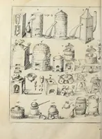 An illustration from Joannis Danielis Mylii, medicinæ candidati Operis medico-chymici pars altera. Qua continentur tres libri posteriores basilicæ chymicæ, ut & basilica philosophica, perfecta, in libros tres distributa, & figuris æneis illustrata. (1620)