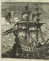 An illustration from Michaelis Majeri viatorium, hoc est, de montibus planetarum septem seu metallorum; tractatus tam utilis, quàm perspicuus, quo, ut indice mercuriali in triviis, vel Adriadnêo filo in labyrintho, seu Cynosurâ in oceano chymicorum errorum immenso, quilibet rationalis, veritatis amans, ad illum, qui in montibus sese abdidit de rubea-petra Alexicacum, omnibus medicis desideratum, investigandum, uti poterit (1651)