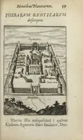 Picture 7 of 13 from Michaelis Majeri viatorium, hoc est, de montibus planetarum septem seu metallorum; tractatus tam utilis, quàm perspicuus, quo, ut indice mercuriali in triviis, vel Adriadnêo filo in labyrintho, seu Cynosurâ in oceano chymicorum errorum immenso, quilibet rationalis, veritatis amans, ad illum, qui in montibus sese abdidit de rubea-petra Alexicacum, omnibus medicis desideratum, investigandum, uti poterit (1651), leaf 57