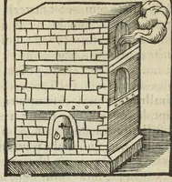 An illustration from Cœlum philosophorum, seu liber de secretis naturæ, per Philippum Ulstadium ex variis autoribus accuratè selectus, variísque figuris illustratus. Nunc recèns adjecimus Joan. Anto. Campesii Directorium summæ summarum medicinæ. (1557)
