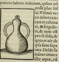 An illustration from Cœlum philosophorum, seu liber de secretis naturæ, per Philippum Ulstadium ex variis autoribus accuratè selectus, variísque figuris illustratus. Nunc recèns adjecimus Joan. Anto. Campesii Directorium summæ summarum medicinæ. (1557)