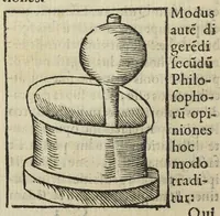 An illustration from Cœlum philosophorum, seu liber de secretis naturæ, per Philippum Ulstadium ex variis autoribus accuratè selectus, variísque figuris illustratus. Nunc recèns adjecimus Joan. Anto. Campesii Directorium summæ summarum medicinæ. (1557)