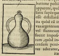 An illustration from Cœlum philosophorum, seu liber de secretis naturæ, per Philippum Ulstadium ex variis autoribus accuratè selectus, variísque figuris illustratus. Nunc recèns adjecimus Joan. Anto. Campesii Directorium summæ summarum medicinæ. (1557)
