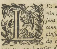 An illustration from Le regime de santé de l'Escole de Salerne. Traduit et commenté par maistre Michel Le Long, docteur en medecine. Avec l'Epistre de Diocle Carystien, touchant les presages des maladies, à Antigon roy d'Asie : et le Serment d'Hippocrate, mis de prose en vers françois par le mesme. Quatriesme edition. (1649)