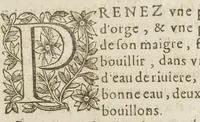 An illustration from Toutes les oeuvres charitables de Philbert Guybert a çavoir le médecin charitable ; le prix et valeur des medicamens ; l'apothicaire charitable ; le choix des médicamens ; le traité du séné ; la manière de faire toutes sortes de gelées ; la manière de faire div. confitures ; la conservat. de santé ; le traité de la saignée ; la méthode agréable et facile pour se purger doucement et sans aucun dégoust avec les singuliers préservatifs la peste, La manière d'embaumer les corps morts. Revuës, corrigees & augmentees en cette derniere edition, par l'autheur. (1648)