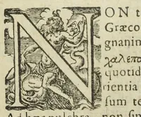 An illustration from Jos. Quercetani doct. medicique regii. Ad veritatem hermeticæ medicinæ ex Hippocratis veterumque decretis ac therapeusi : necnon vivæ rerum anatomiæ exegesi ipsiusque naturæ luce stabiliendam, adversus cujusdam anonymi phantasmata responsio. [Suivi de :] Jos. Quercetani doct. medicique regii. Ad veritatem hermeticæ medicinæ, ex Hippocratis etiam veterumque decretis ac Therapeusi propugnandam. Adversus cujusdam anonymi phantasmata dilucida responsio. Tractatus secundus. (1604)