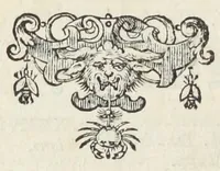 An illustration from Joh. Jonstoni Thaumatographia naturalis, in decem classes distincta, in quibus admiranda I. Coeli. II. Elementorum. III. Meteororum. IV. Fossilium. V. Plantarum. VI. Avium. VII. Quadrupedum. VIII. Exanguium. IX. Piscium. X. Hominis (1632)