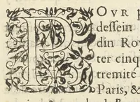 An illustration from Advis défensif du Jardin royal, des plantes medecinales à Paris. (1620)
