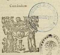 An illustration from Dispensarium Nicolai Praepositi ad aromatarios infinitis penè mendis diligentissimè repurgatum. Cui accedit Platearius vulgo circa instans nuncupatus de simplici medicina eadem diligentia correctus. Cum indice. (1582)
