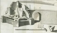 An illustration from Antoni Neri Florentini, De arte vitraria libri septem, & in eosdem Christoph. Merretti med.D. & Societ. Regiæ Socii. Observationes & notæ. In quibus omne gemmarum artificialium, encaustorum & laccarum artificium explicatur. (1668)