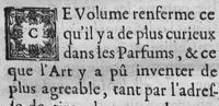 An illustration from Le parfumeur royal, ou, L'art de parfumer avec les fleurs & composer toutes sortes de parfums, tant pour l'odeur que pour le goût (1699)