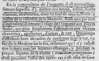 An illustration from Instruction sur l'herbe petum ditte en France l'herbe de la Royne ou medicée et sur la racine mechiocan principalement (avec quelques autres simples rares & exquis) exemplaire à manier philosophiquement tous autres vegetaux (1572)