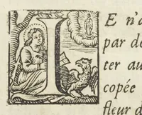 An illustration from La pharmacopée de Bauderon reveüe, et exactement corrigée en plus de treize cens endroits, des fautes qui s'étoient glissées dans les precedentes editions. Et de nouveau augmentée de remarques considerables sur châque composition, particulierement sur la theriaque, où il est amplement traitté d'un grand nombre de substituts que ceux-la même qui l'exposent en public y font entrer à la place des plus considerables ingrediens d'icelle, quoy qu'ils soient bien differens en vertus. Avec la réponse au Vindiciæ contra Verny de Mr Jean Zwelfer medecin de Sa Majesté impériale, & la refutation de la confection d'alkermes qu'il a composée & décrite dans sa pharmacopée royale. Et en cette troisiéme edition, a été de nouveau ajoûté une ample matiere medicale, & prouvé que l'Aristoloche clematite est la tenuë des Anciens, comme aussi que les mêmes Anciens, ont appellé du nom d'onguent les trochisques d'Hedychroum & autres compositions solides. Par François Verny, maître apothicaire juré de l'Université de medecine à Montpelier. Divisée en deux livres. (1681)