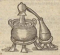An illustration from The art of distillation : or, a treatise of the choicest spagyrical preparations, experiments, and curiosities, performed by way of distillation (1664)