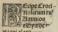 An illustration from Concordie pharmacopolarum Barcinonensium [Pharmacopée de Barcelone] (1535)