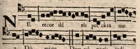 An illustration from Manuale rituum ecclesiasticorum ad usum ecclesiae et dioecesis Bajocensis. Authoritate reverendissimi in Christo Patris, ac DD. Francisci de Nesmond, episcopi Bajocensis, recognitum. (1687)