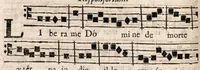 An illustration from Manuale rituum ecclesiasticorum ad usum ecclesiae et dioecesis Bajocensis. Authoritate reverendissimi in Christo Patris, ac DD. Francisci de Nesmond, episcopi Bajocensis, recognitum. (1687)