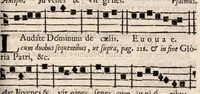 An illustration from Manuale rituum ecclesiasticorum ad usum ecclesiae et dioecesis Bajocensis. Authoritate reverendissimi in Christo Patris, ac DD. Francisci de Nesmond, episcopi Bajocensis, recognitum. (1687)