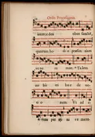 An illustration from Ordo officii divini in solemnitate S. Genovefae. Quando sacrae ejus reliquiae in processione generali deferuntur. (1652)