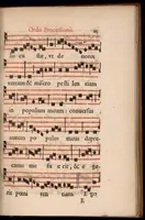 An illustration from Ordo officii divini in solemnitate S. Genovefae. Quando sacrae ejus reliquiae in processione generali deferuntur. (1652)