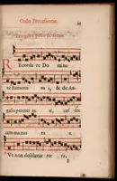 An illustration from Ordo officii divini in solemnitate S. Genovefae. Quando sacrae ejus reliquiae in processione generali deferuntur. (1652)
